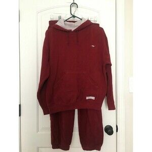 Athletic Works Womens 2 Piece Jogging Suit Hoodie Joggers M 38/40